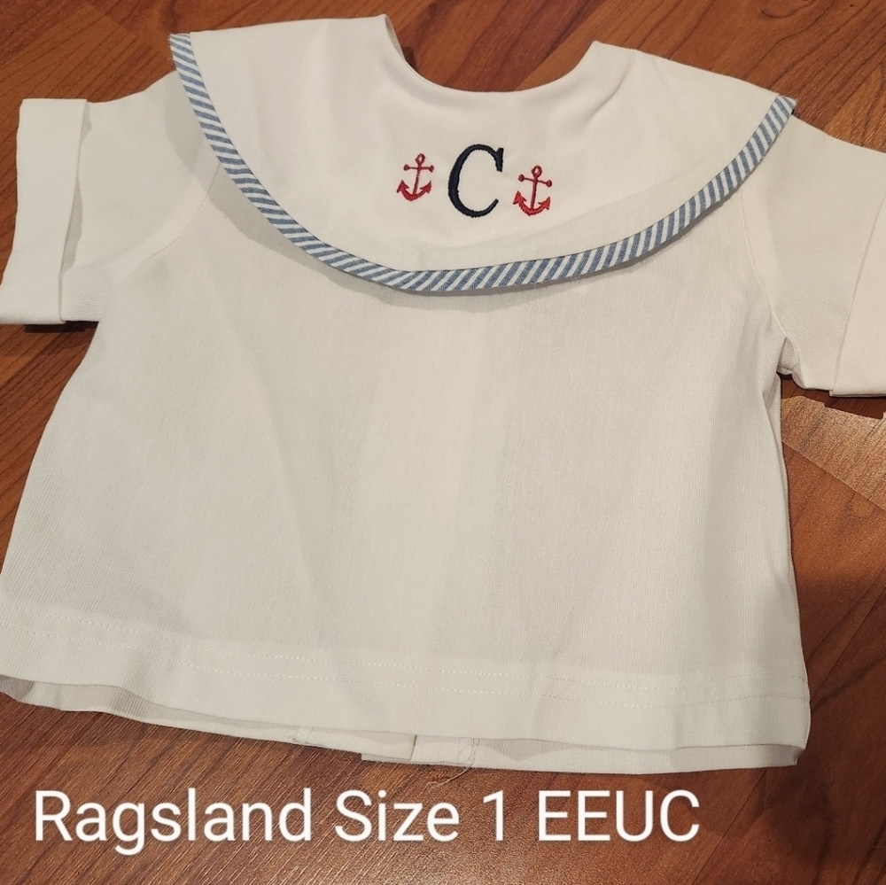 rags land Embroidered C Shirt